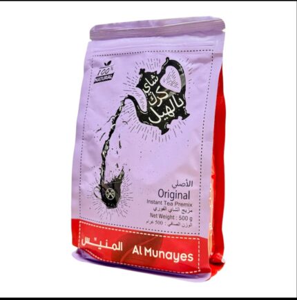 شاي كرك بالهيل الطعم الأصلي من المنيس 500 جرام