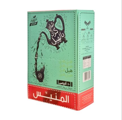 شاي كرك بالهيل من المنيس 10 أظرف