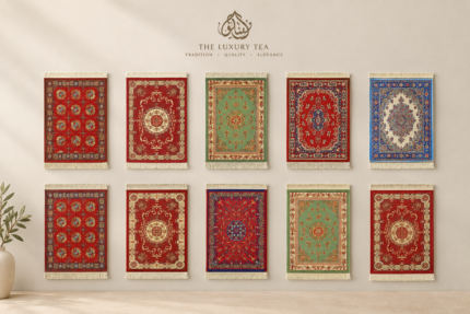 قاعدة سجادة مستطيله صغيره من الغافة بقاعدة مانعة للانزلاق 9*14سم